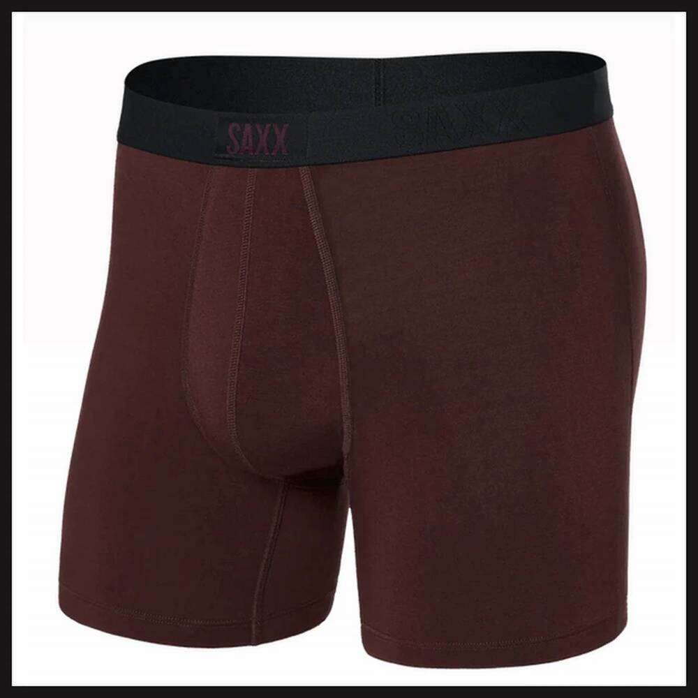 NEW SAXX men's vibe boxer brief in fudge